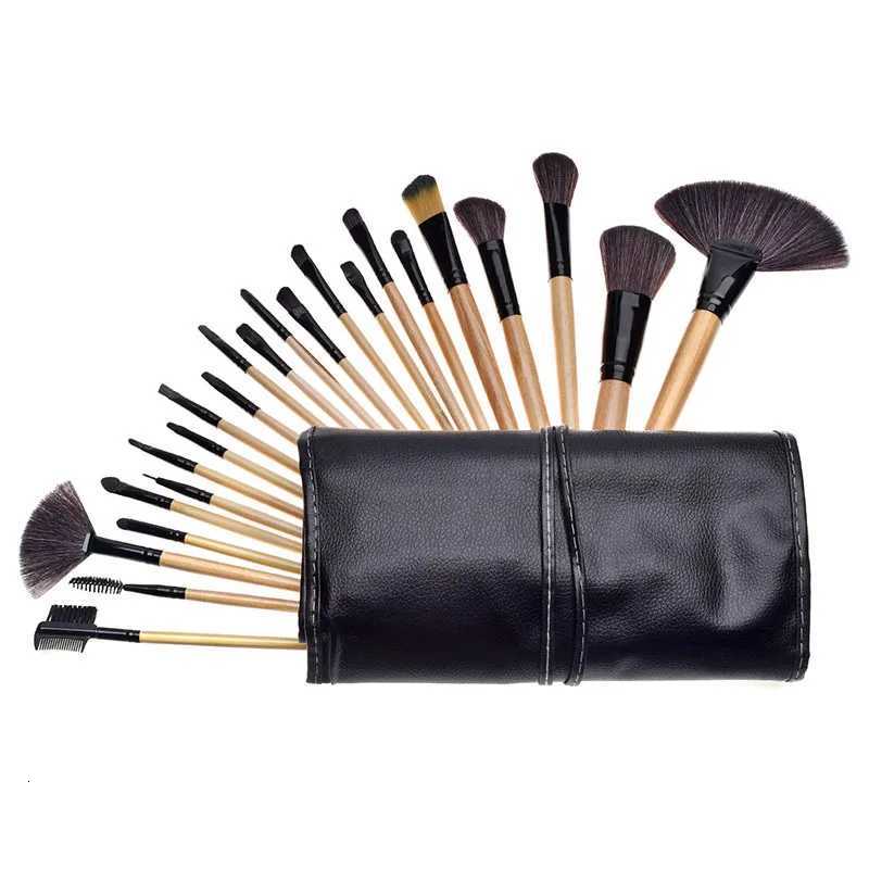 Free Gift Bag and Sponge for 24 pcs Makeup Brush Sets Cosmetics Brushes Eyebrow Powder Foundation Shadows Makeup Tools XJ2500716