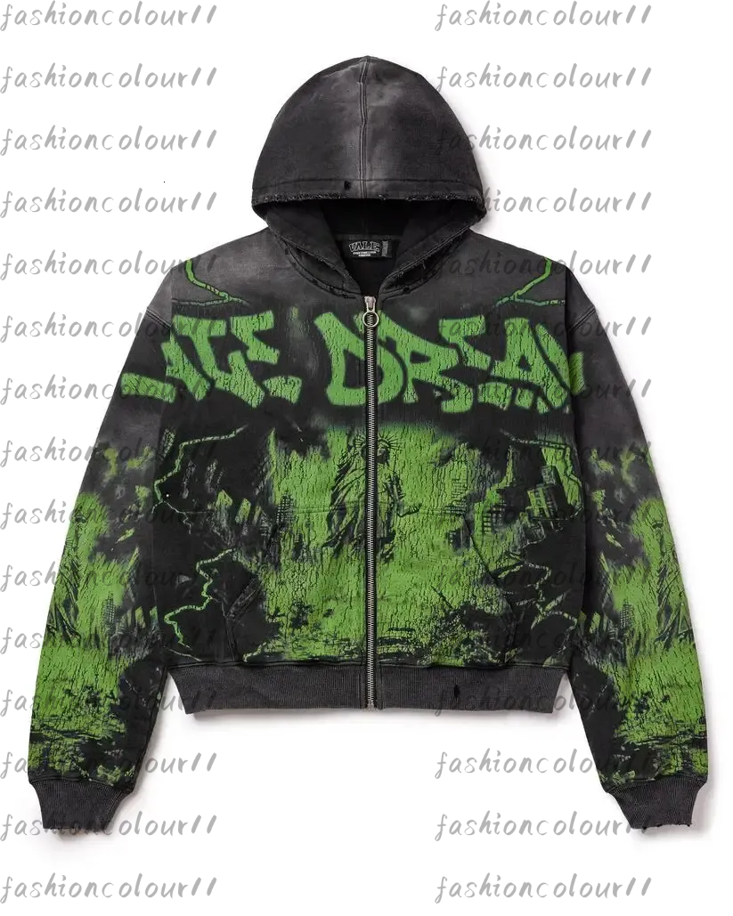 Valley Hoodie 2025 mens designer hoodie Casual valley hoody streetwear heavy water washing hoodies sweatshirts harajuku oversized hoodie track men hoodie L250724