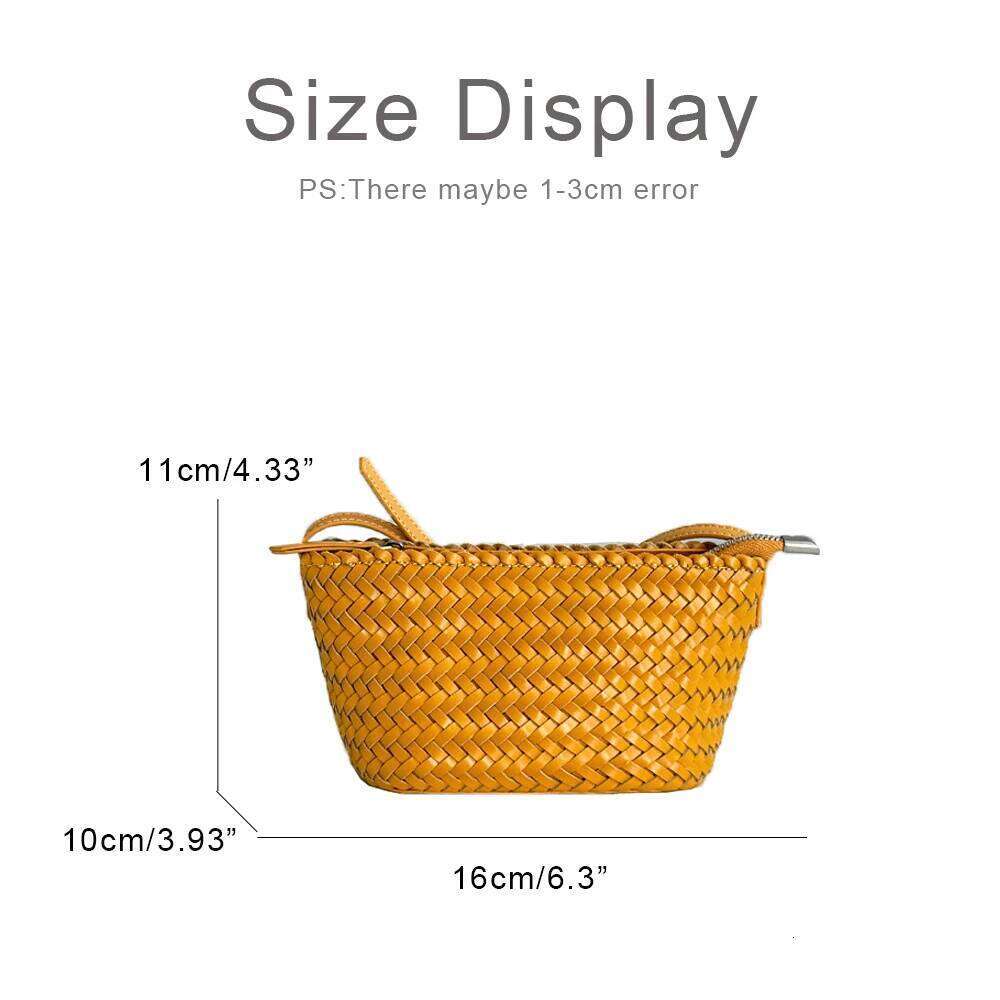 Genuine Leather Hand Woven Mini Bags For Women Designer Handbags And Purses 2025 New In Cowhide Vintage Messager Shoulder