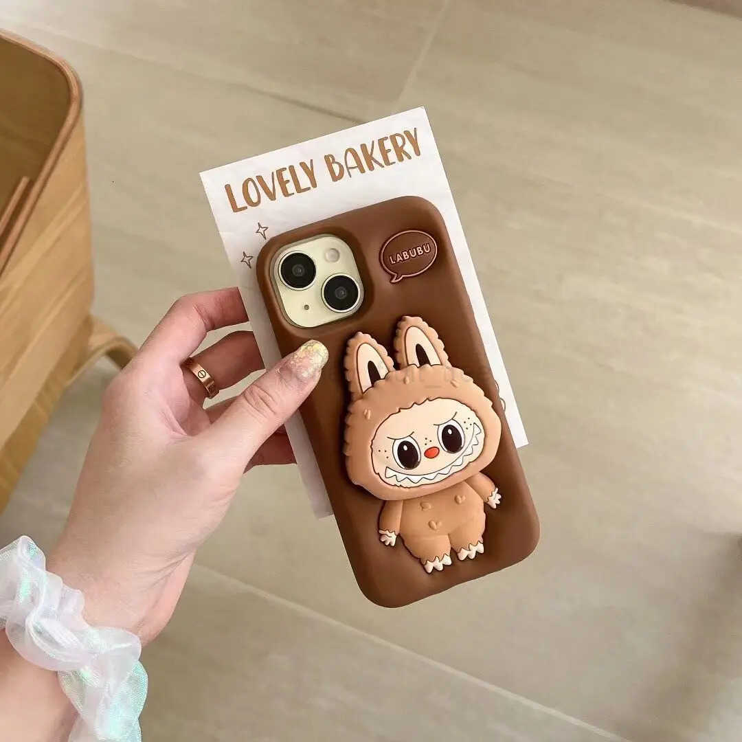 Cute Monster Doll Phone Case Cover for iPhone 11 12 13 14 15 16 Pro Max Shockproof Case for iPhone 16 Pro Max T250716