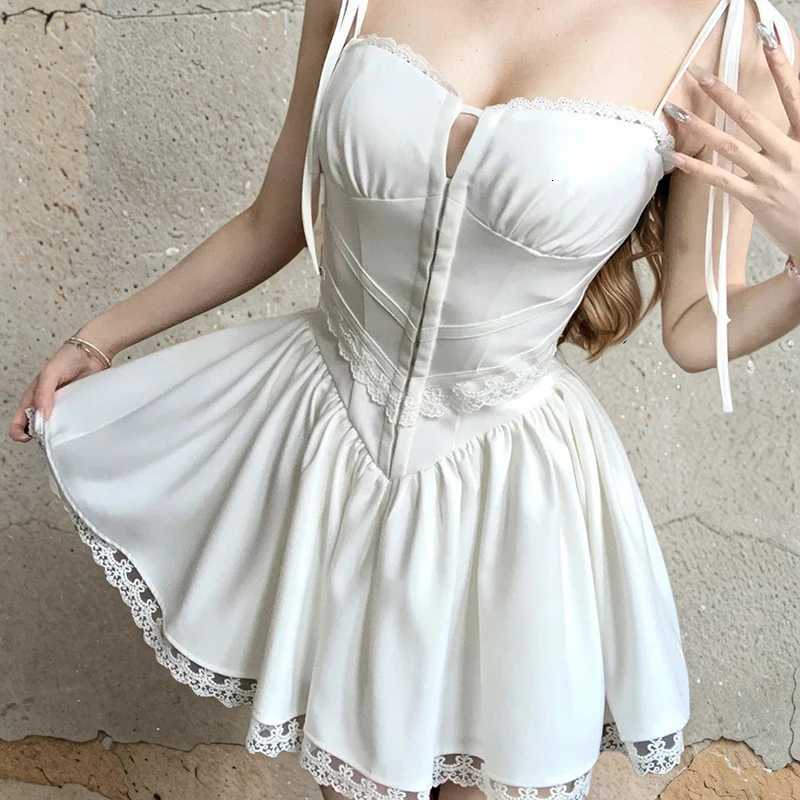 Rockmore Elegant Party Dresses Ladies Fashion Evening Bodycon A-Line Pleated Fluffy Dress Lace Sexy Ball Gown Mini Dress R250716