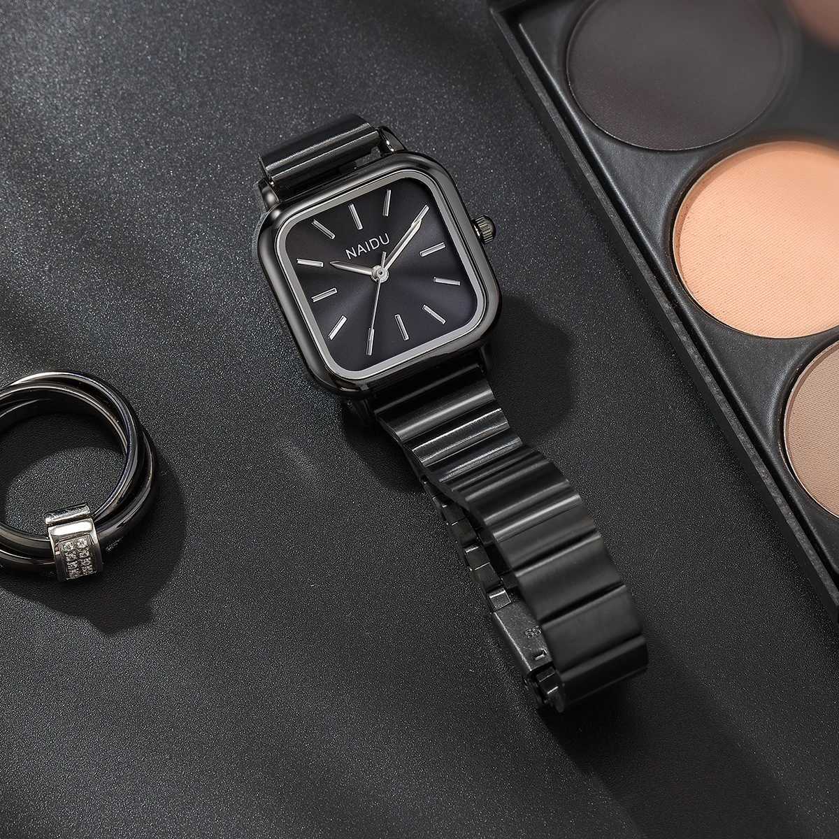 Black Casual Versatile Person Black Quartz Y250715