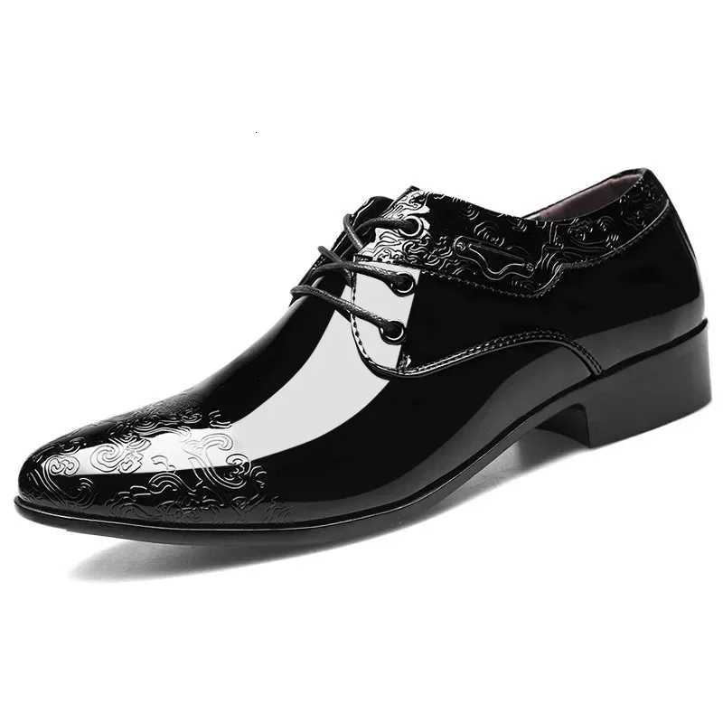 Mens Casual Business Shoes Formal Shoes Lace Up Formal Black Leather Brogues Mens Wedding Party Office Oxford Shoes W250716