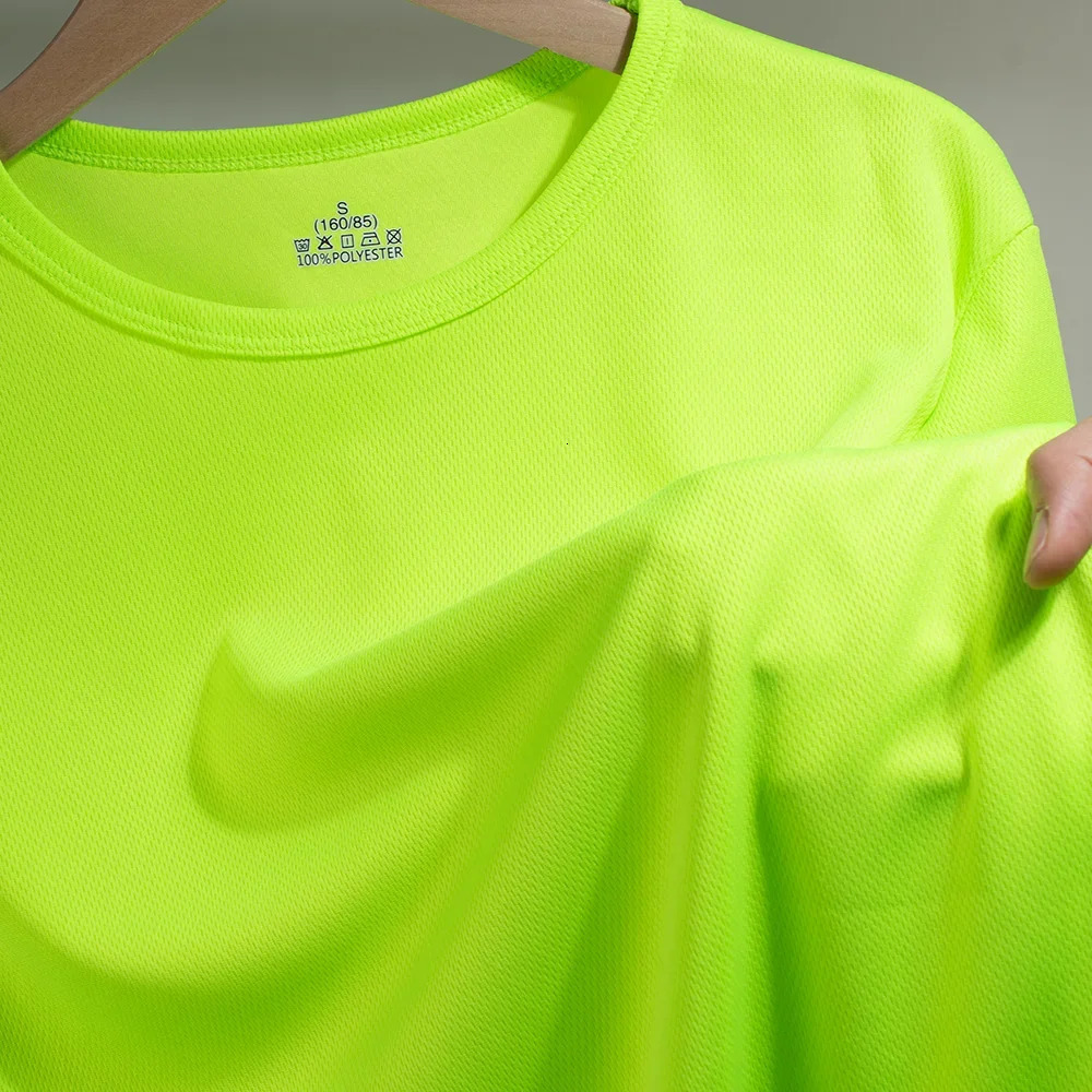 123 Pcs Multicolor Quick Dry Short Sleeve Sport T-Shirt Gym Fitness Trainer Running Shirt Mens Breathable Sportswear 250715