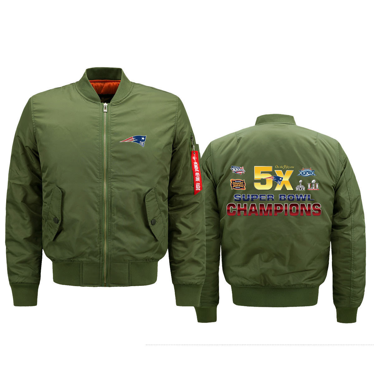 Patriot Flight Hoodie Jacket Zipper Clothing American Football Training Competition Suit