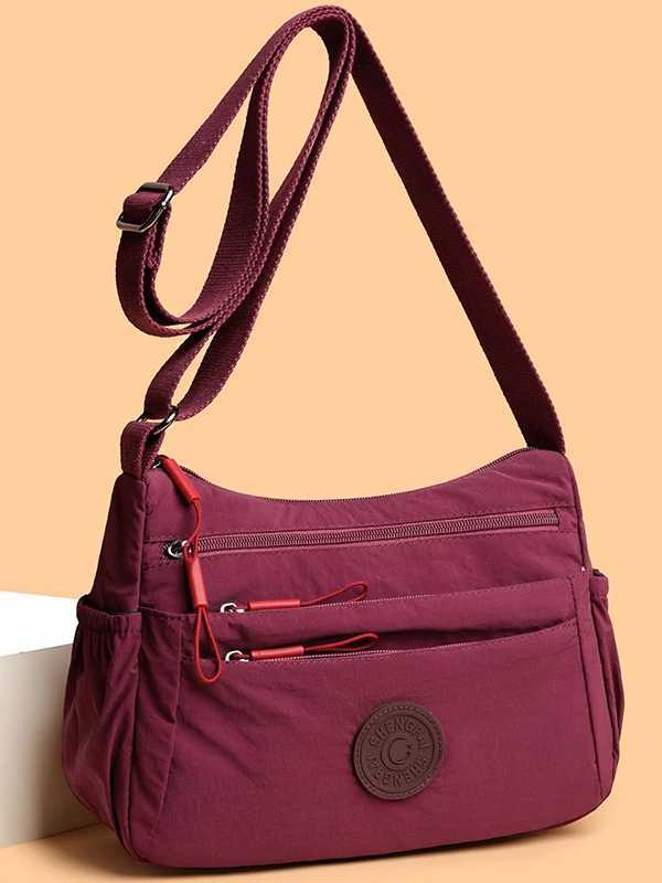 Faionable Nylon Crossbody Bag for Women Lightweight 2023 New Sle Korean Sle Leisure Walking Small Bag U Home Brand