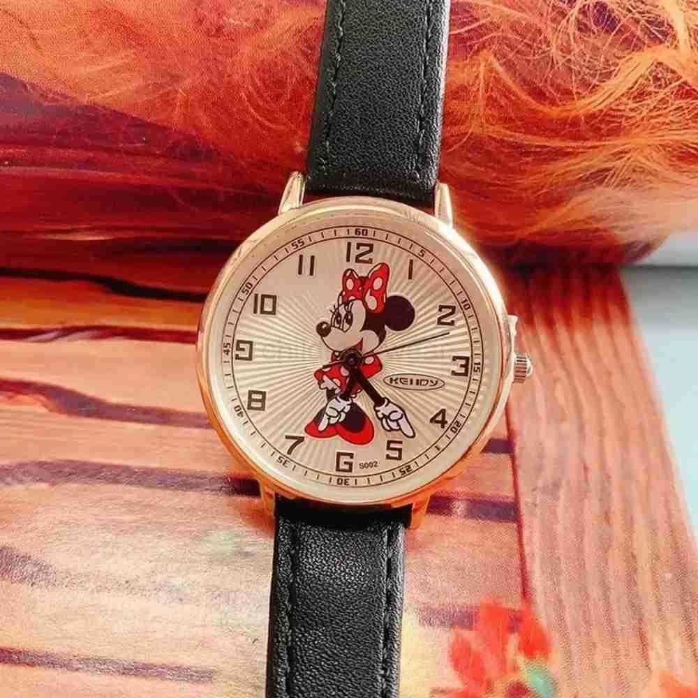 Disney Mickey Mouse Minnie Childrens Watches Fashion Cute Cartoon Quartz Watch Small Dial Wristwatch Ladies Dress Watch W20250716