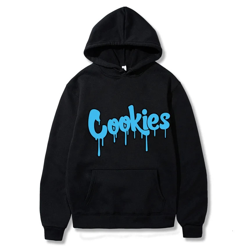 2024 Anime Cookies Printed Fleece Mens Autumn and Winter Womens Sweatshirts Hoodies 250716