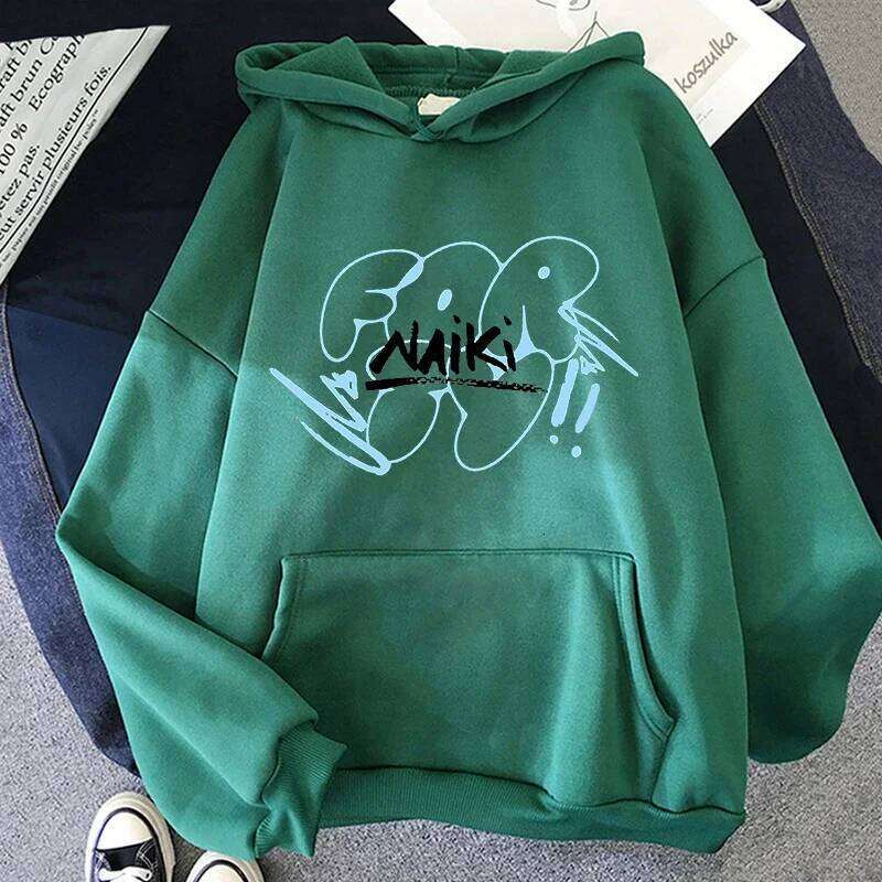 Nicki Nicole FORTY Fans Print Letter Hoodie Trend Pullover Creative Design Clothes Unisex High Street Autumn Winter Sweatshirts