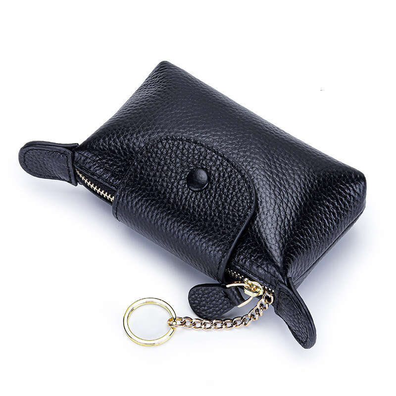 Genuine Leather Purse for Women, Small and Exquisite Mini Bag, New First Layer Cowhide Large Capacity Handheld Coin Pouch