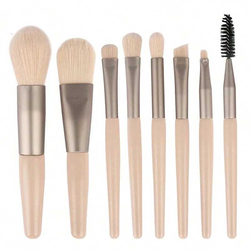 8Pcs Makeup Brush Set Makeup Concealer Brush Blush Loose Powder Brush Eye Shadow Highlighter Foundation Brush Beauty Tools XJ2500716
