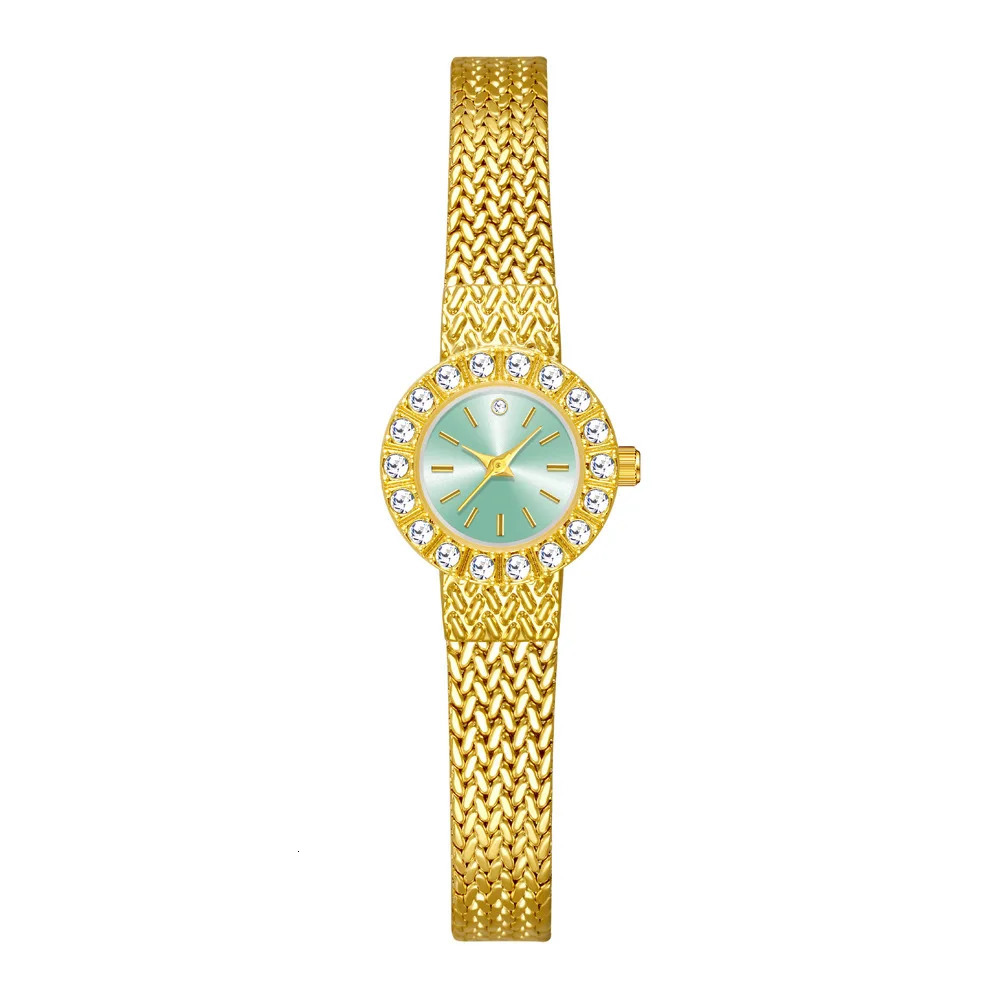 Womens Watch Light Blue Quartz Watches Elegant Fashion Diamond Wristwatch Gifts For Women 250715