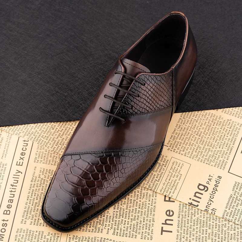 Men Fashion Handmade Dress Shoes Luxury Leather Oxford Shoes Daily Wear Mens Business Casual Office Shoes Coffee Black W250716