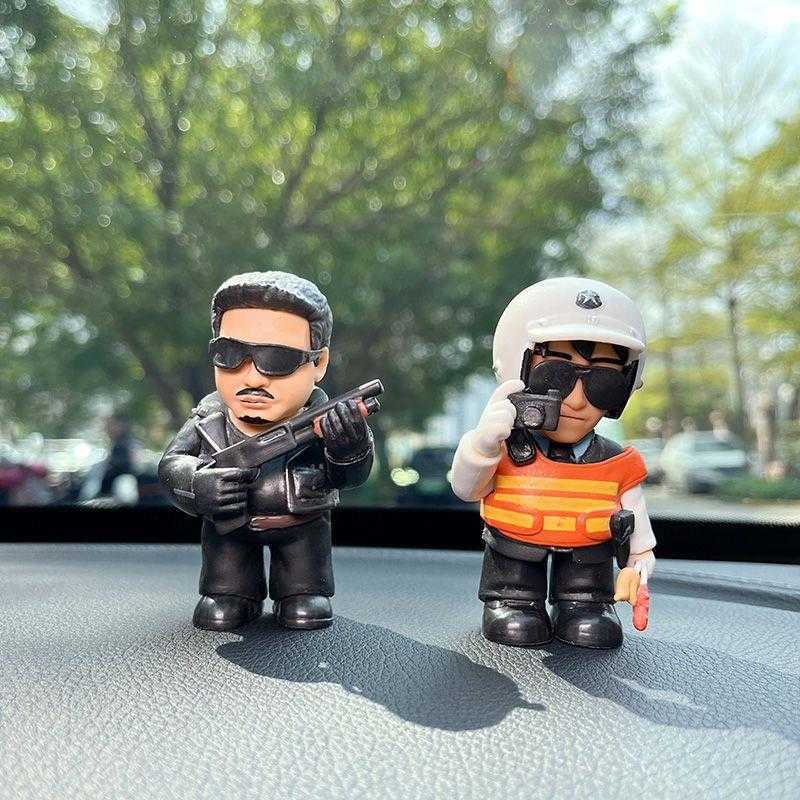 Car Ornament Prank Zhou Xingxing Model Devil Da Hand Figurine Car Interior Dashboard Funny Car Decoration S25716
