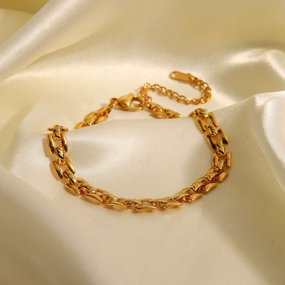 INS New Style Light High-Value Stainless Steel for Women, Niche Style, Exquisite, Versatile Bracelet to Try