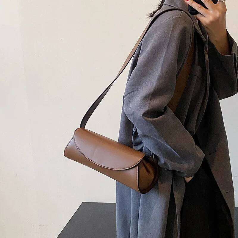 French Style Shoulder Underarm Bags For Women Adjustable Wide Strap Crossbody Bag Designer Purses And Handbags