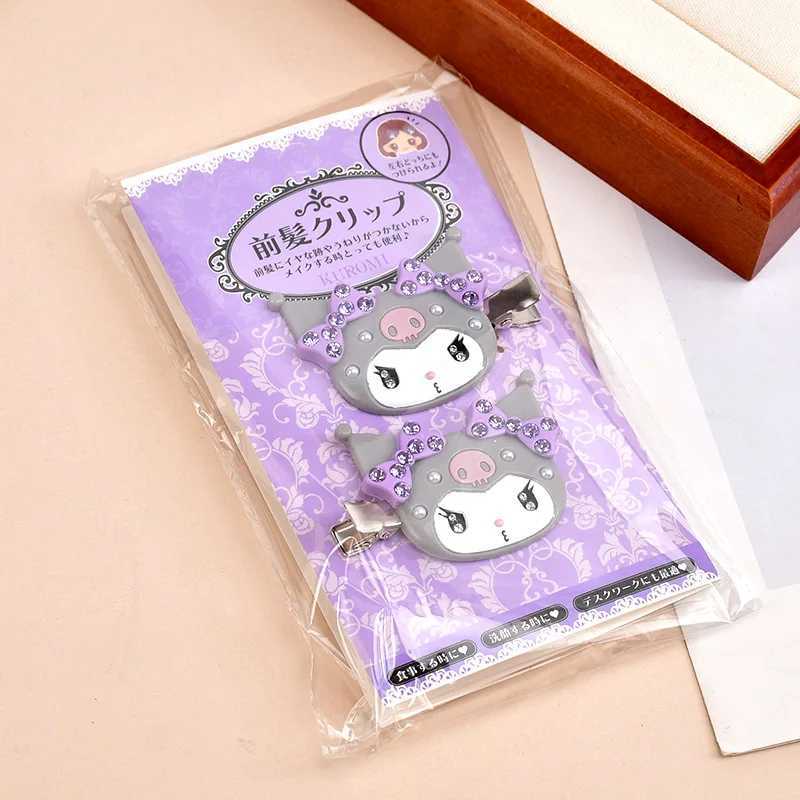 Sanrio Hello Kitty Cute Front Hairpin Bangs Clip Kawaii Cartoon Characters Fun Hair Accessory for Girls Birthday Giftw250716