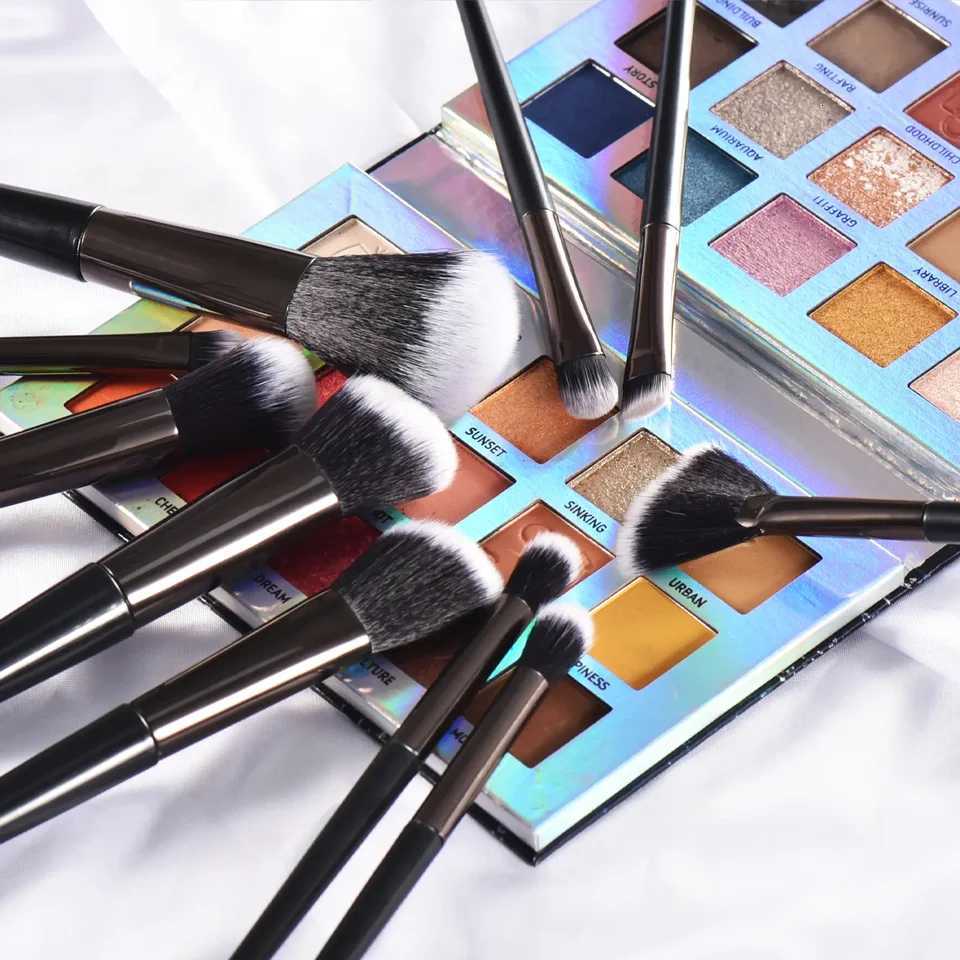 10/14Pcs Premium Makeup Brushes Set Eye Shadow Foundation Women Cosmetic Powder Blush Blending Beauty Makeup Tool XJ2500716