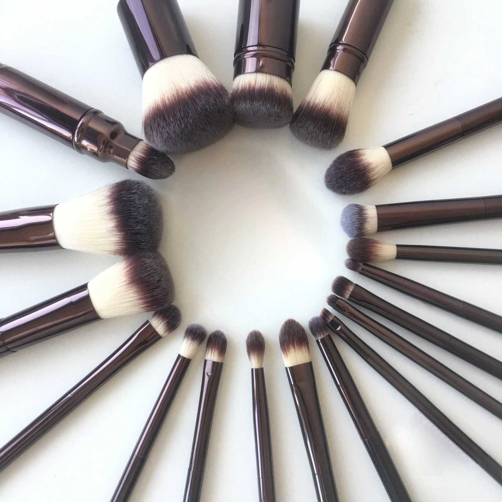 1pc HG Pro Foundation retra Makeup brushes Powder contour Blusher Makeup brush with metal handle Highlight Bronzer high end No box XJ2500716
