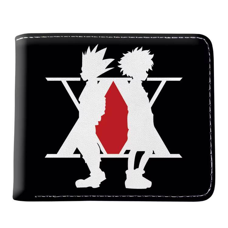Anime X Hunter GONFREECSS Kurapika Short Bilfold Purse Clip Wallet for Boys Girls Trendy Gift ddmynov