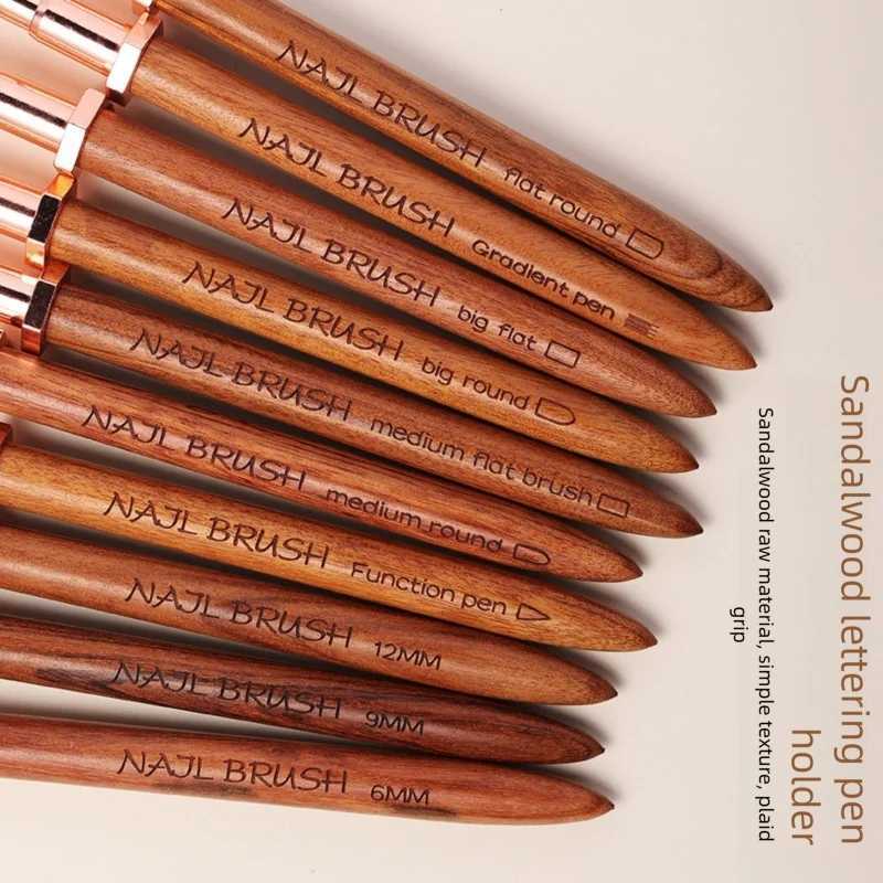 Nail Glue Phototherapy Pen UV Gel Brush Pen Acrylic Brush Professional Nail Art Brushes Painting Drawing Brush Manicure ToolsXJ2500716