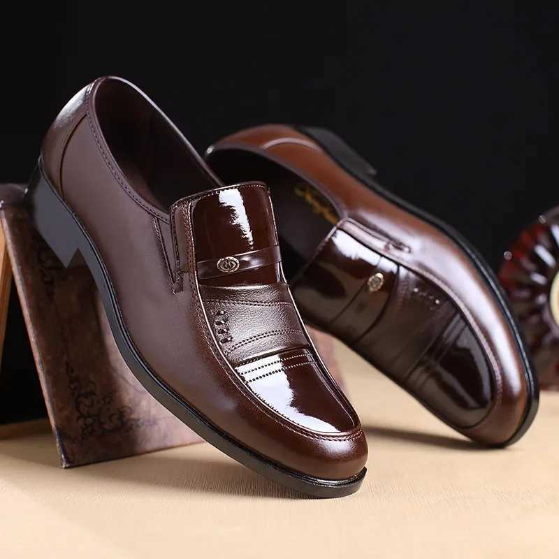 Oxford Shoes for Men Dress Shoes Formal Shoes Fashion Round Toe Business Wedding Dress Men Designer Loafers Y250715