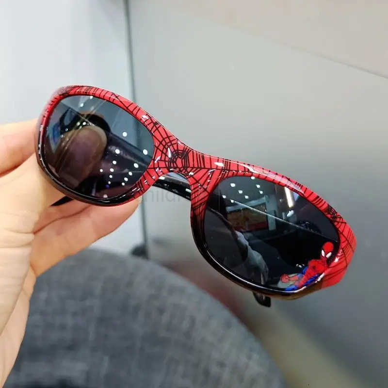 Disney Marvel The Avengers Spiderman Peripheral Movies Creative Cartoon Personality Student Summer UV Shade Sunglasses Holiday Gifts W20250716