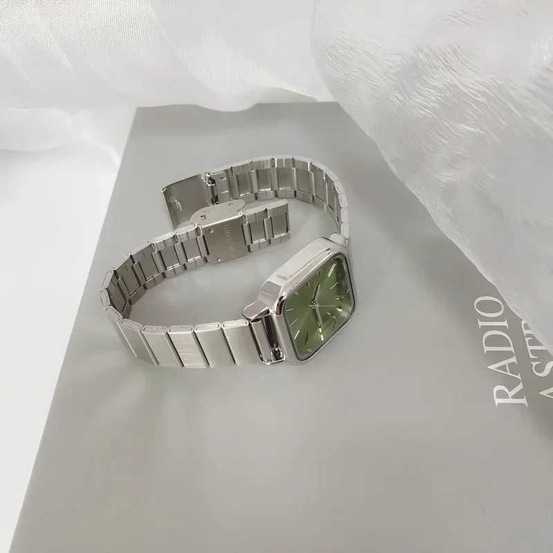 Fashion Simple Wen Versatile Ins Fem Student boo Knot Steel Band Quartz Luxury Gift Clock Wristwatches Y250715