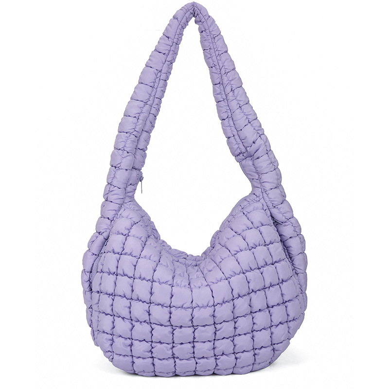 Womens Cloud Design Large Capacity Pleated Shoulder Bag - Casual Style