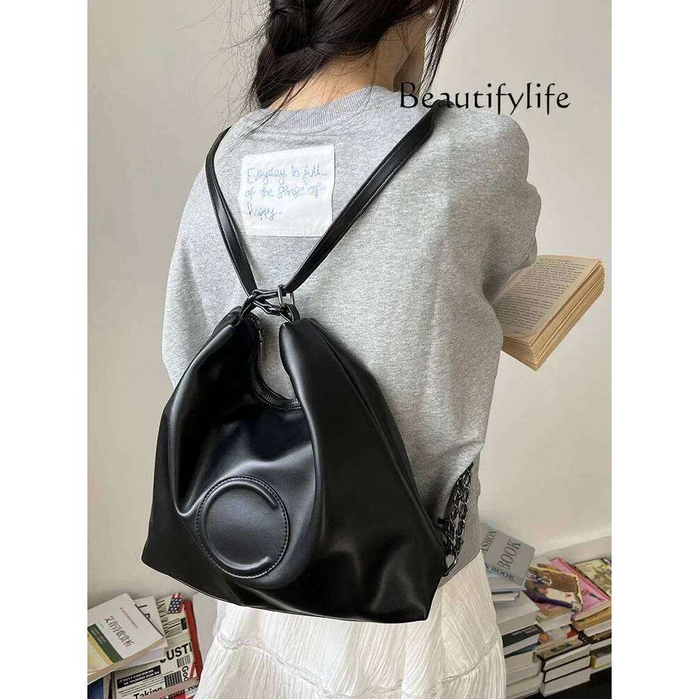 Design Soft Pitot Shoulder Underarm Bag Fashion Premium Commuter Chain Backpack