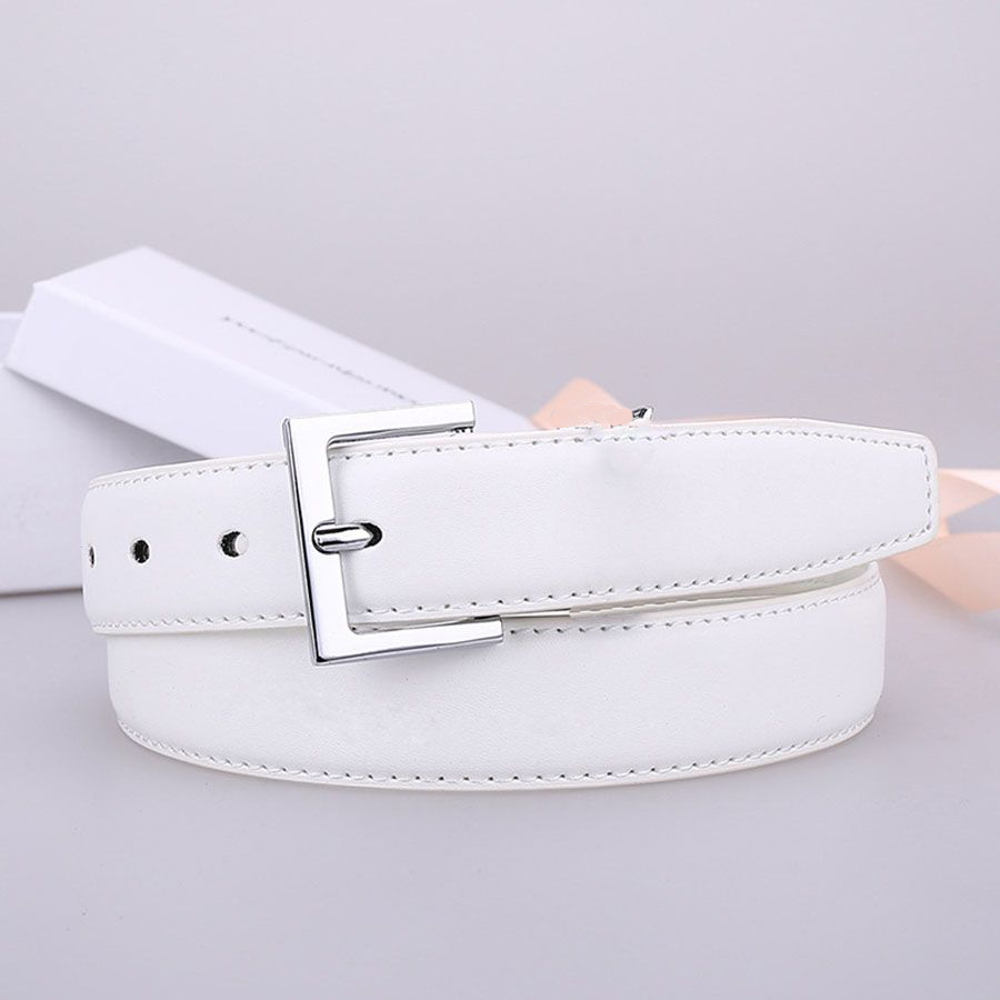 Belt Designer with Women Men leather 2.5 cm wide leather good quality multiple style letters black gold red White belt