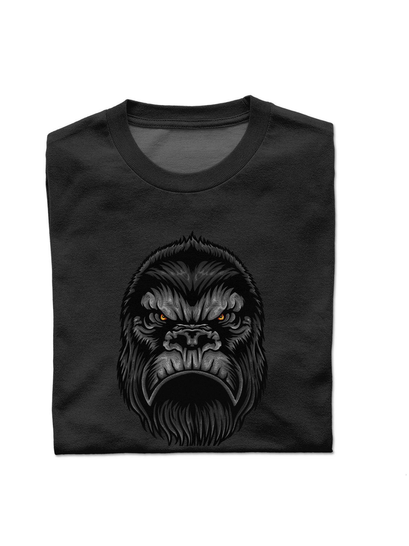 black Cotton White Round collar Short sleeve T Shirts S-3XL crow Wolf Men Wed 02 i