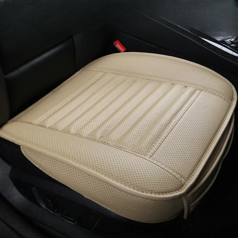 Universal Car Seat Cover Breathable PU Leather Pad Mat For Auto Chair Cushion Car Front Seat Cover Four Seasons Anti Slip Mat 250715