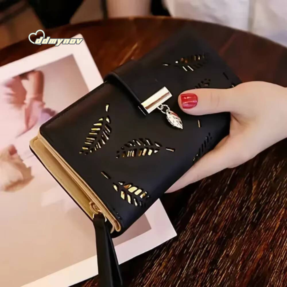 Womens PU Leather Long Wallet Large-capacity Multi-card Slots Handbag for Women Coin Purse Card Holders Clutch ddmynov