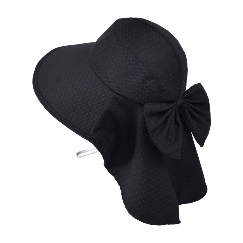 Summer Sun Hats For Women Fashion Wide Shawl Bow Bucket Hat Lady Outdoor Breathable Cooling Cycling Beach Fisherman Female 250625