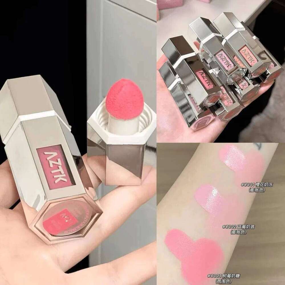 AZTK Liquid Blusher Tanned Jello Color Powder Rendering Moisturizing Longlasting Beauty Expands Contracts Cheek Face BlushMakeup X250