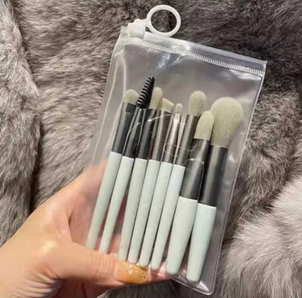 8Pcs Portable Makeup Brush Set Soft Makeup Concealer Brush Blush Loose Powder Brush Eye Shadow Foundation Brush Beauty Tools XJ2500716