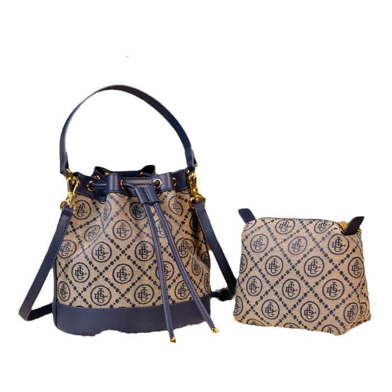 Golan Dai Light Luxury Women's 2024 New Heavy Embroidery Bucket Bag Versatile Shoulder Crossbody Handbag for Women