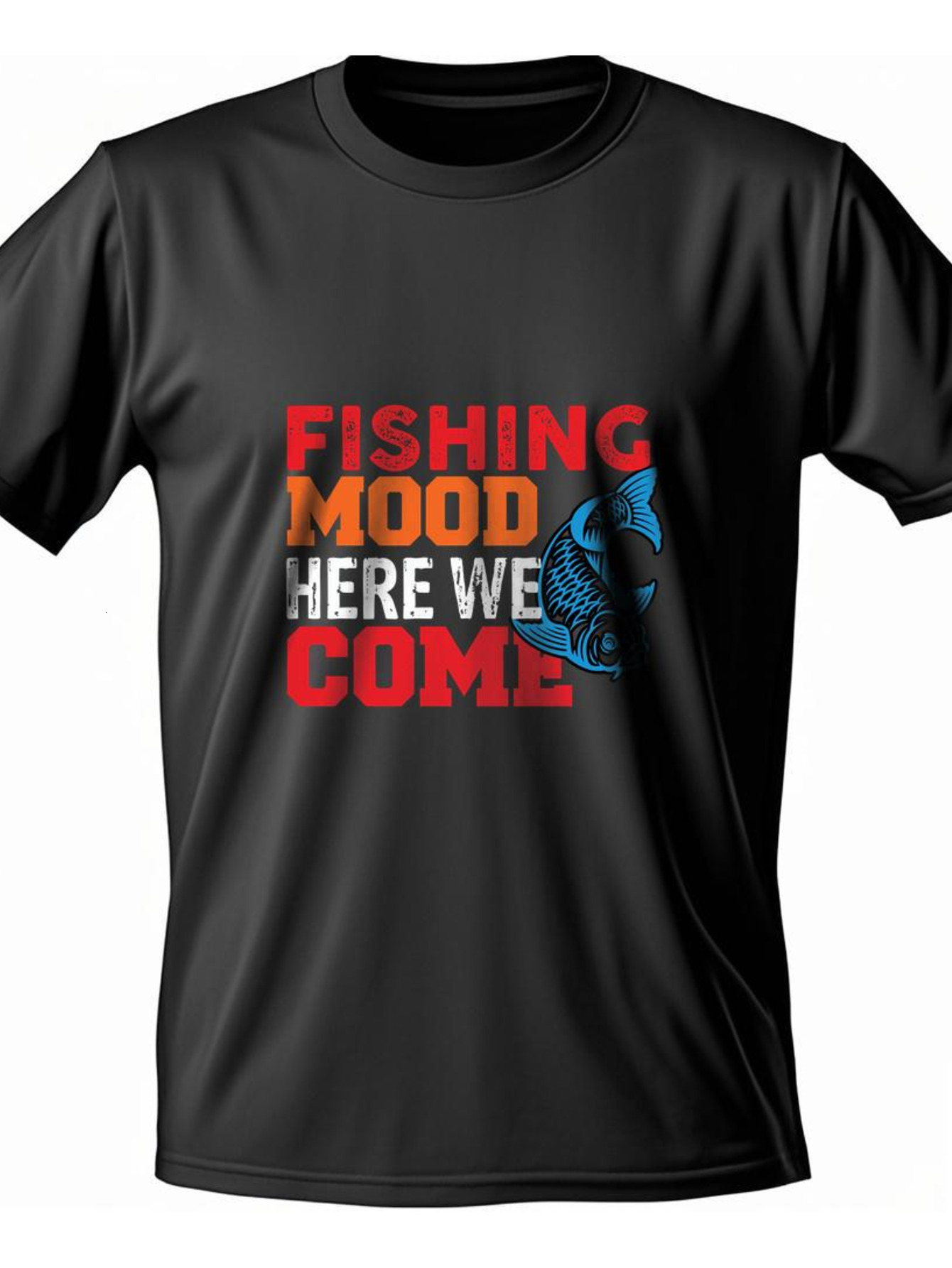 VogueEpoch 180g Round collar tiger S-3XL black text Men Cotton Short sleeve T Shirts White Adult Wed 04