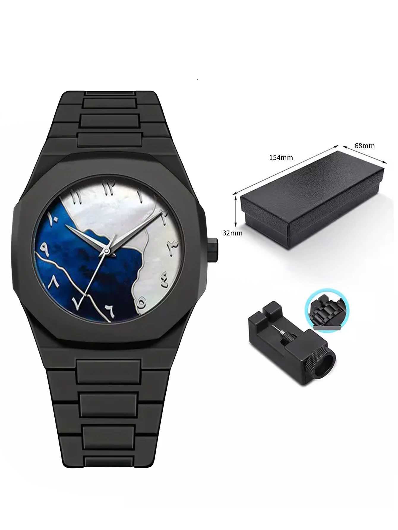 LUCKYNew high-end mens trend iti art quartz watch Y250715