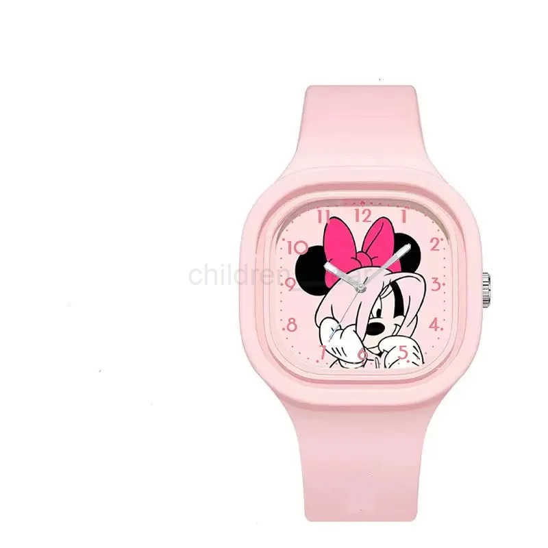 Disney Mickey Minnie Mouse Children Watches Kids Boy Girl Cute Anime Cartoon Primary School Student Fashion Watch Birthday Gift W20250716