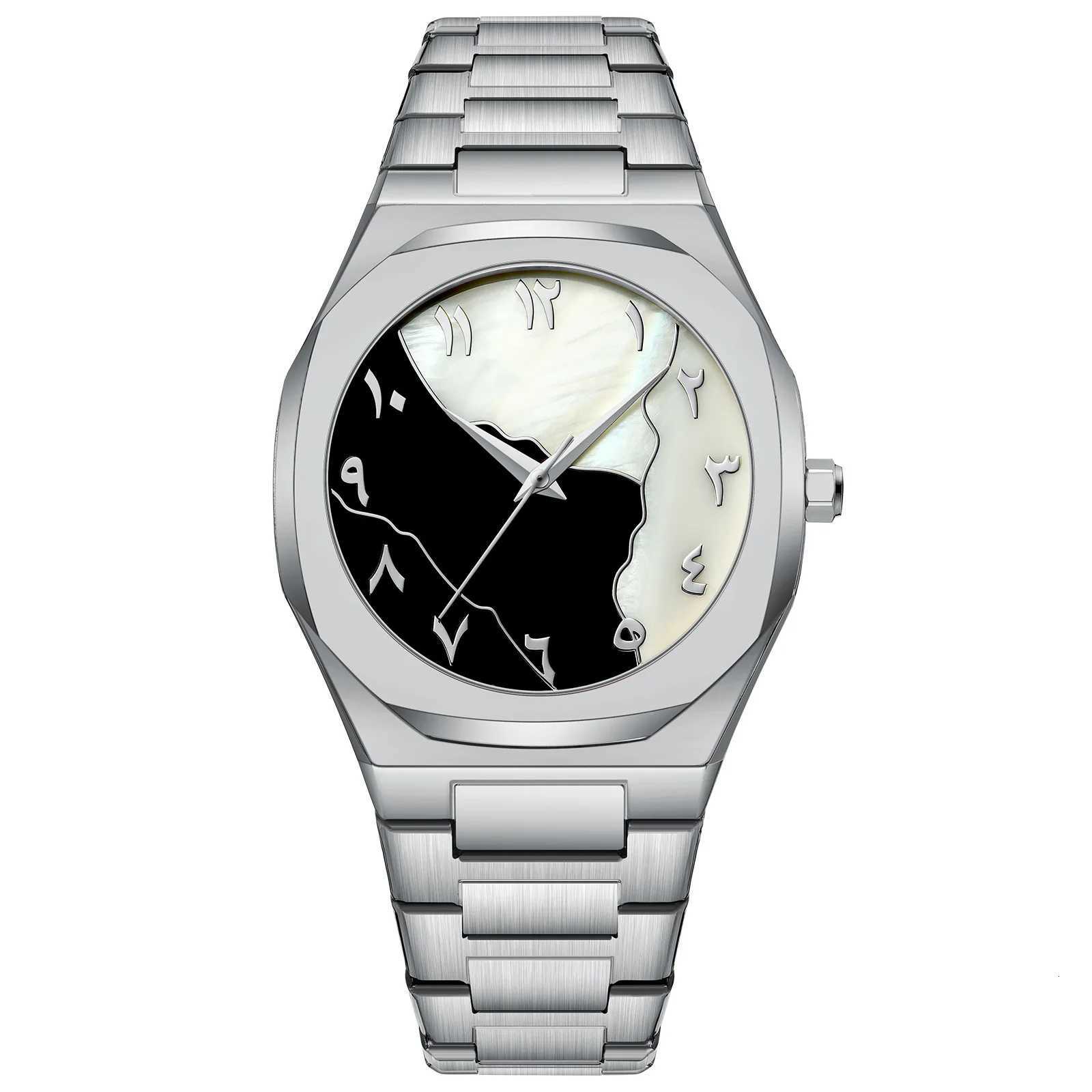 Top Brand Mens Business Personality Simple Trend Gold Steel Belt Waterproof M Fashion Quartz Clock Wristwatch Gift Y250715