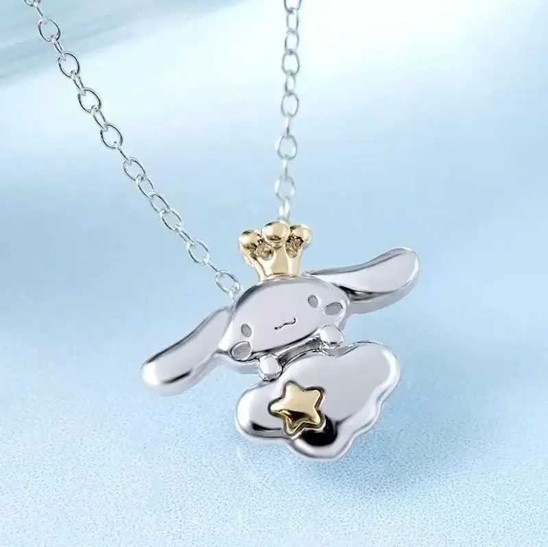 Sanrio Necklace Metal Adjustable Open Ring Bracelet Fashion Silver Golden Color Adjustable Knuckle Joint Cartoon Jewelry Gifts w250716