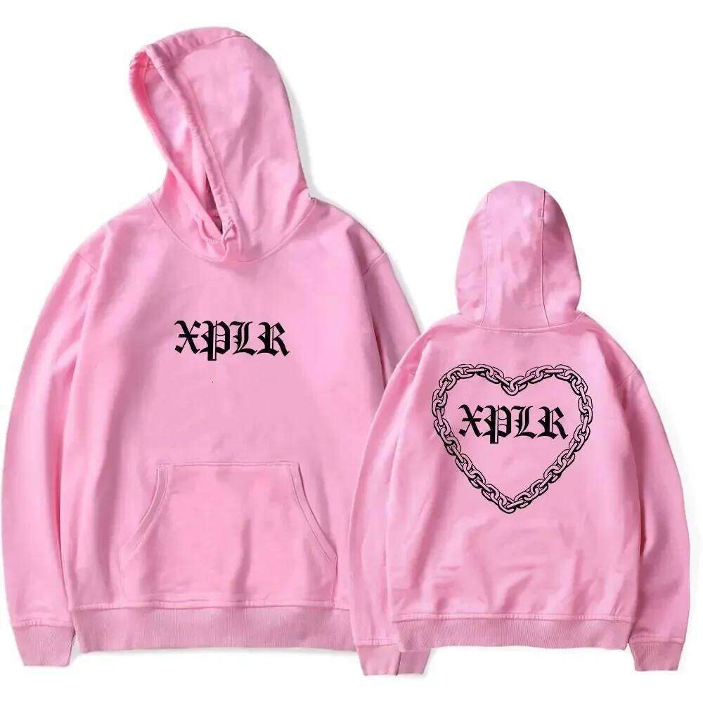 Designer Leisure High Quality Sam Colby XPLR Men's and Women's Long sleeved Hooded Sweatshirt Warm Street Clothing Winter Top