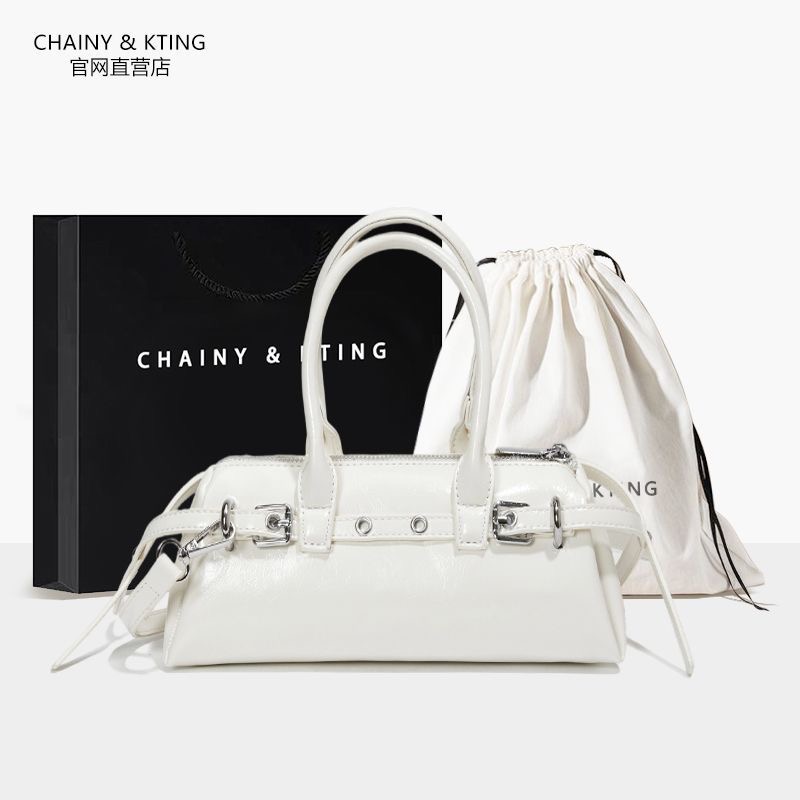 Luxury bag fashion low-key 2025 new high sense commuter handbag all kinds of cross-body classic baguette bag small original bowling bag