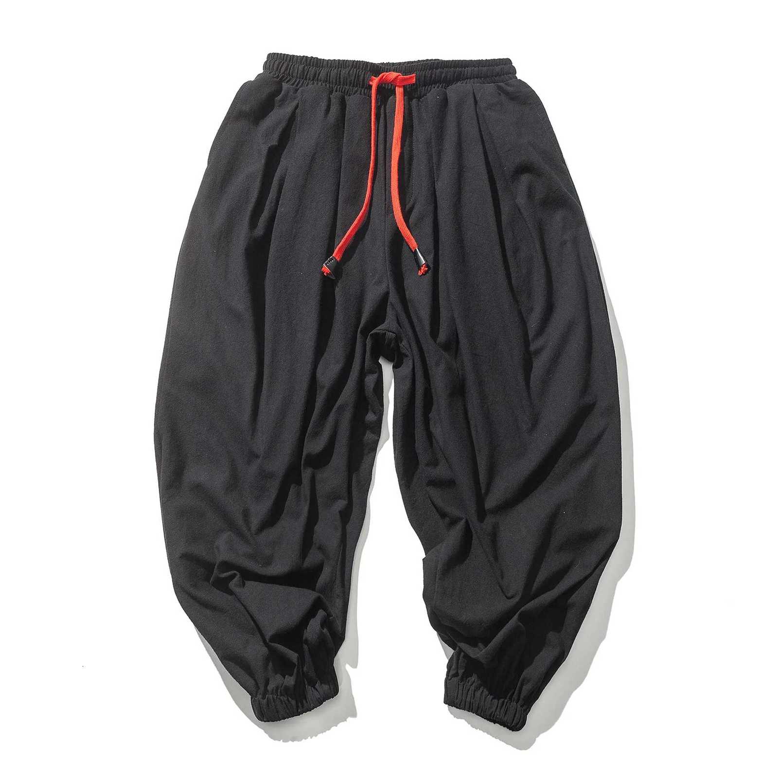 5KKS New Oversize Men Loose Harem Pants Autumn Chinese Linen Overweight Sweatpants High Quality Casual Brand Trousers Male y250716