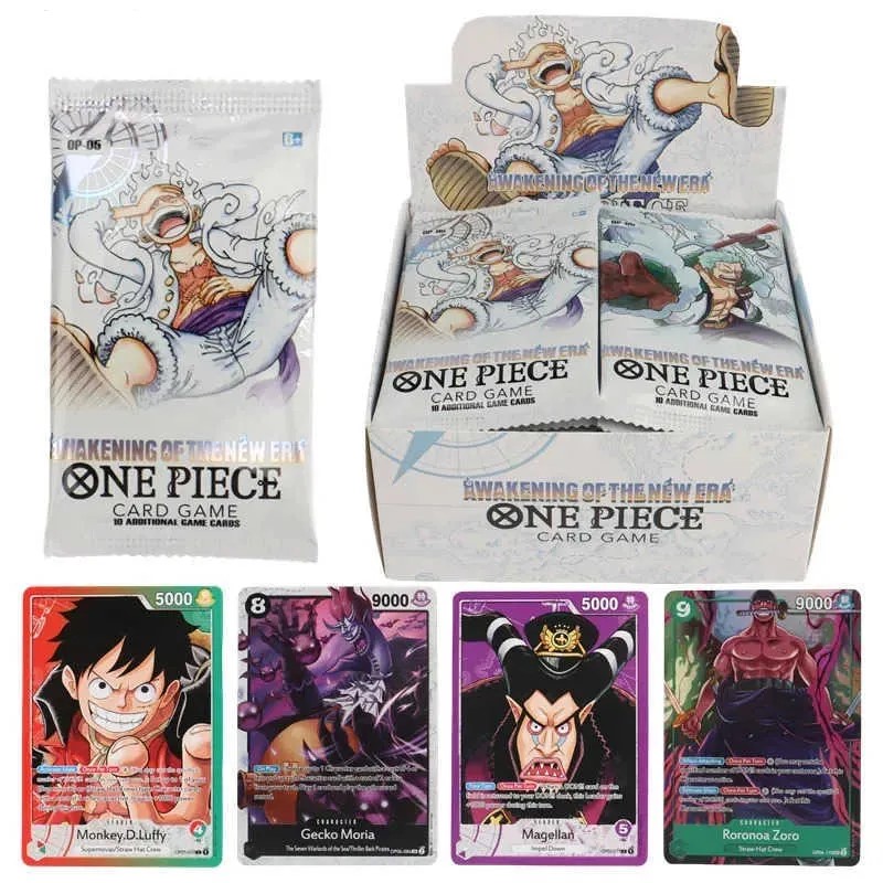 ONE PIECE Card Anime Card Games 300Pcs TCG OP-05 Luffy Zoro Shanks Trading Collection Card for Children Gift Toys