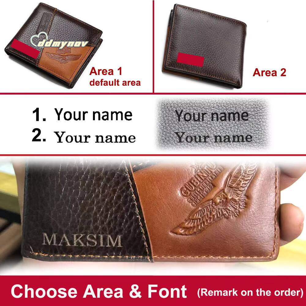 GUBINTU Wallets Genuine Cow Leather Short Design Card Holder Passcard Pocket Men Purse High Quality Brand Male wallet ddmynov