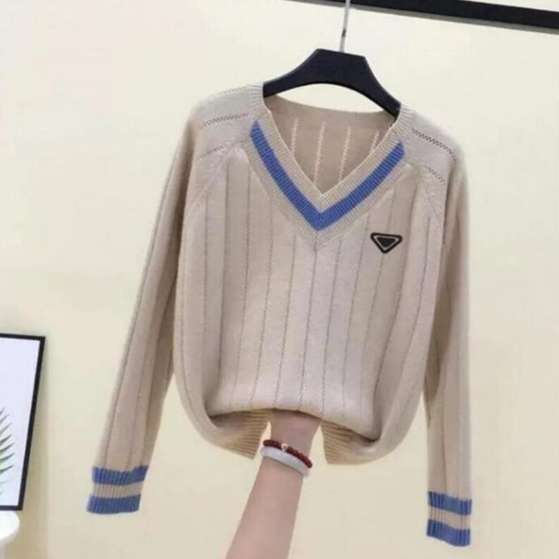 New 2025 High Quality Luxury Designer Designer Women Jumper Knit Sweater Clothes Fashion Pullover Female Autumn Clothing Ladies Loose Long Sleeves Casual Top M-2XL