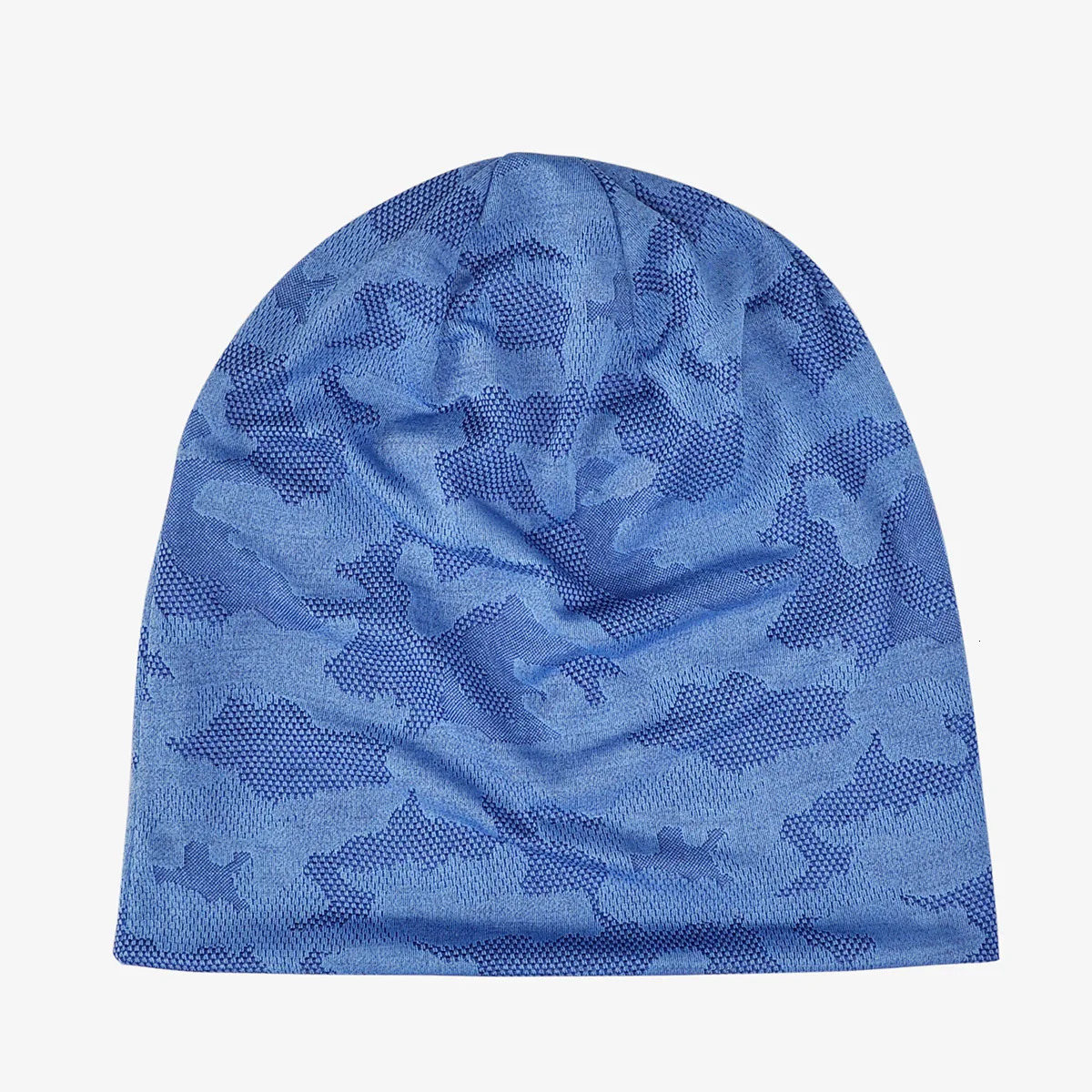 COKK Beanie Men Women Thin Hat Camouflage Mesh Breathable Elastic Soft Running Sports Outdoor Bonnet Cap 250715